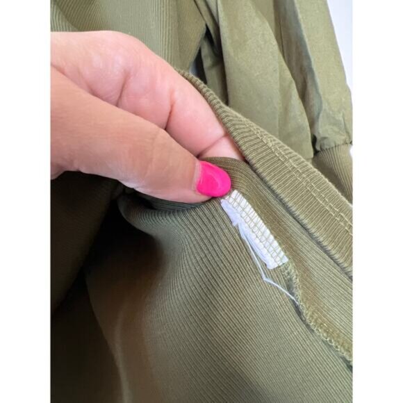 NEW Veronica Beard Coralee High Volume Poplin Puff Sleeve Top Green Size: Small - Picture 5 of 7